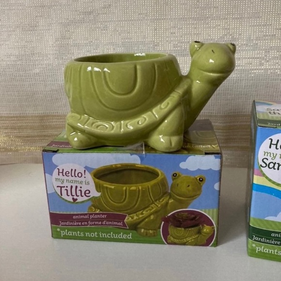 2 plant pots (animals) - Picture 2 of 5